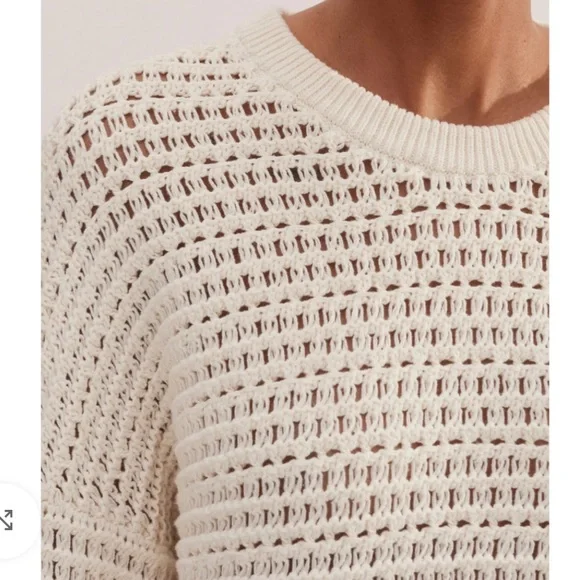 Me and Em
Chunky Cotton Open Stitch Box Sweater
$367 - Picture 2 of 9